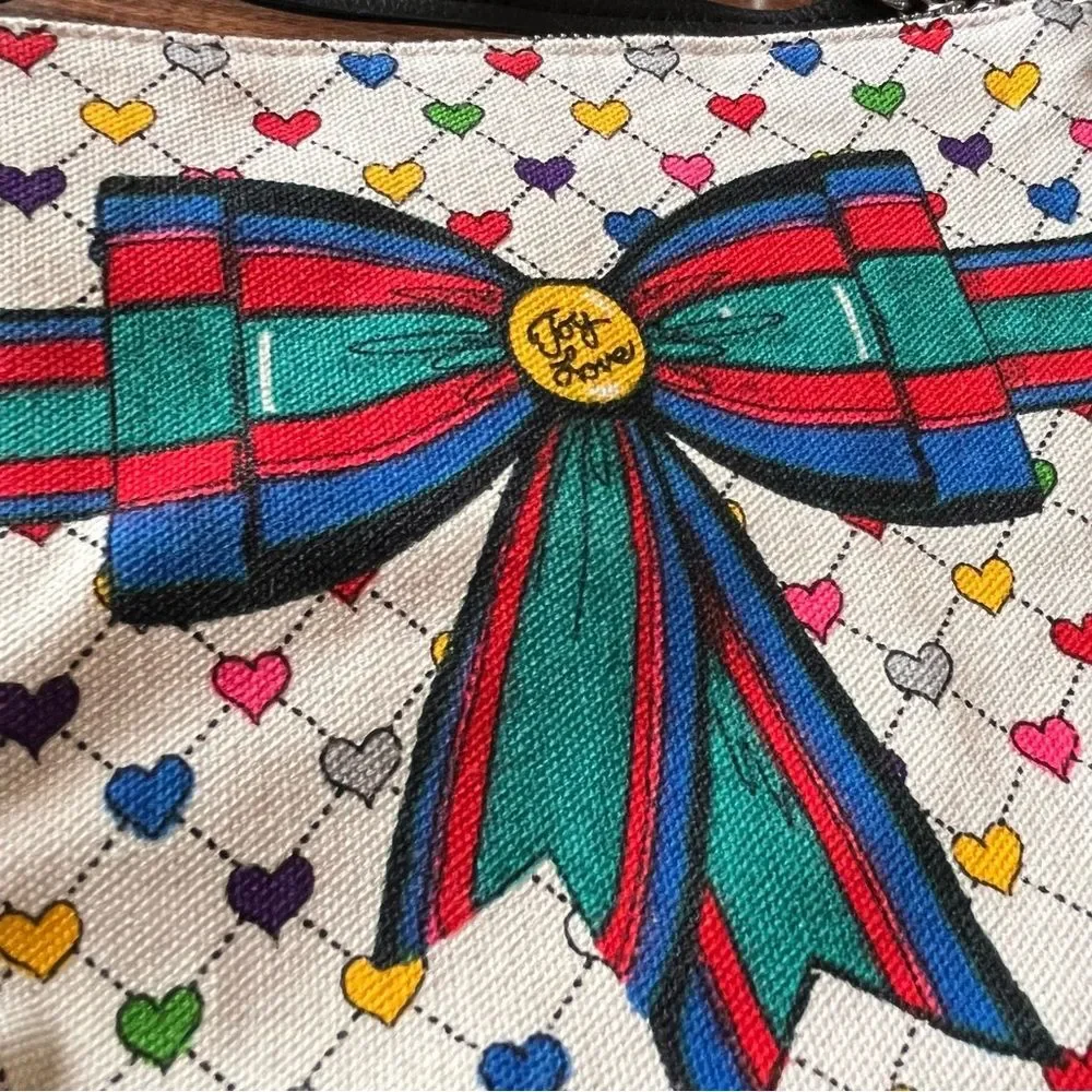 Brighton Love & Joy Zip Top Pouch Purse Bag with Crossbody Strap New with Tags